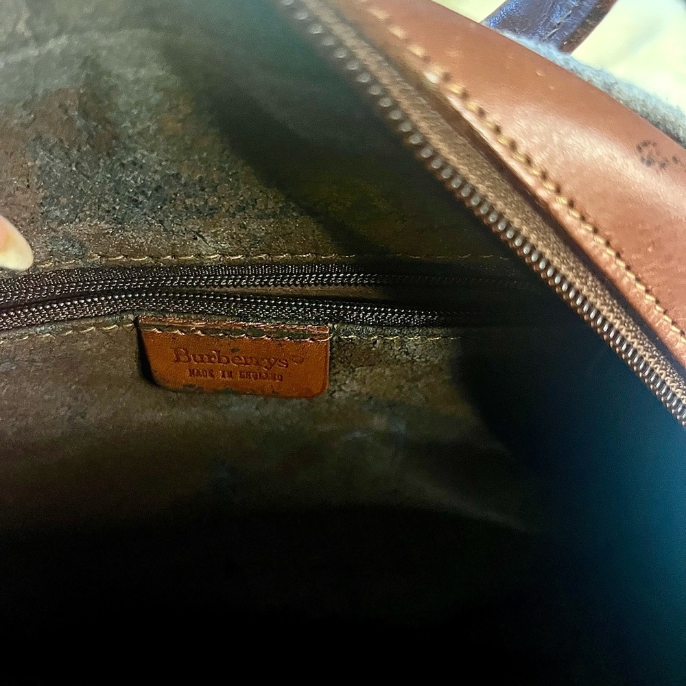 Vintage Rare Burberry Haymarket Plaid Purse - Picture 9 of 15